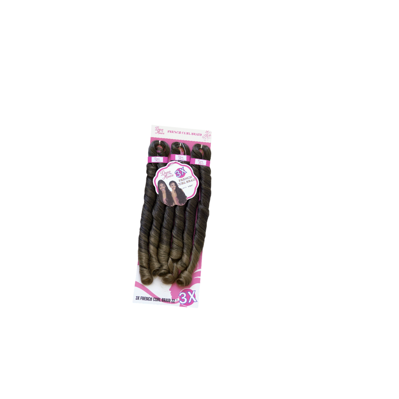 D.M FRENCH CURL BRAID 22'' 3X T1B/27